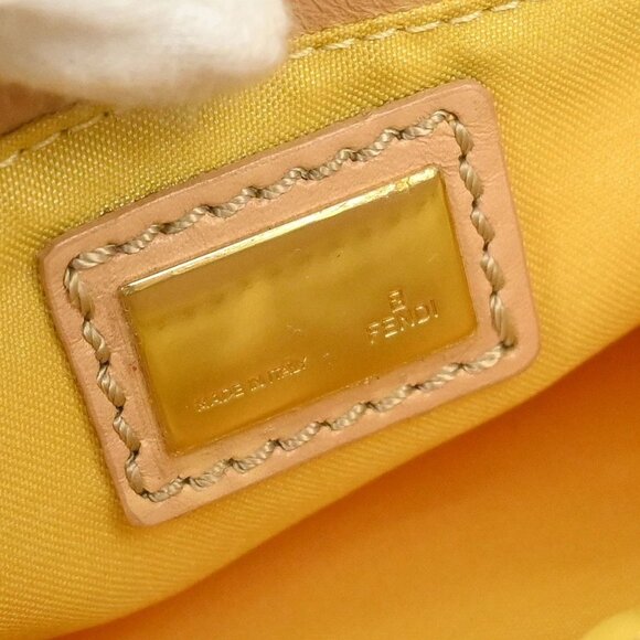 Fendi Pink Canvas Zucchino Handbag 8BR041-028 136126 - Picture 9 of 15